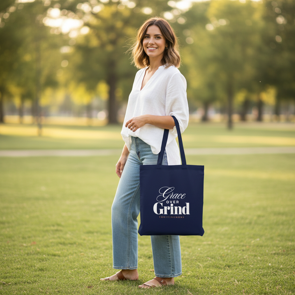 Navy Blue Tote Lifestyle