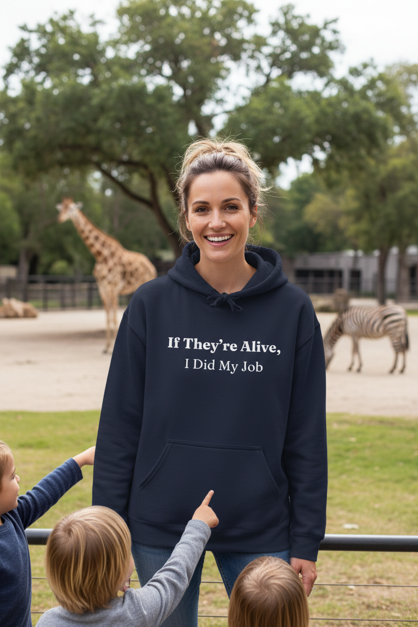 Navy Hoodie Lifestyle Mockup