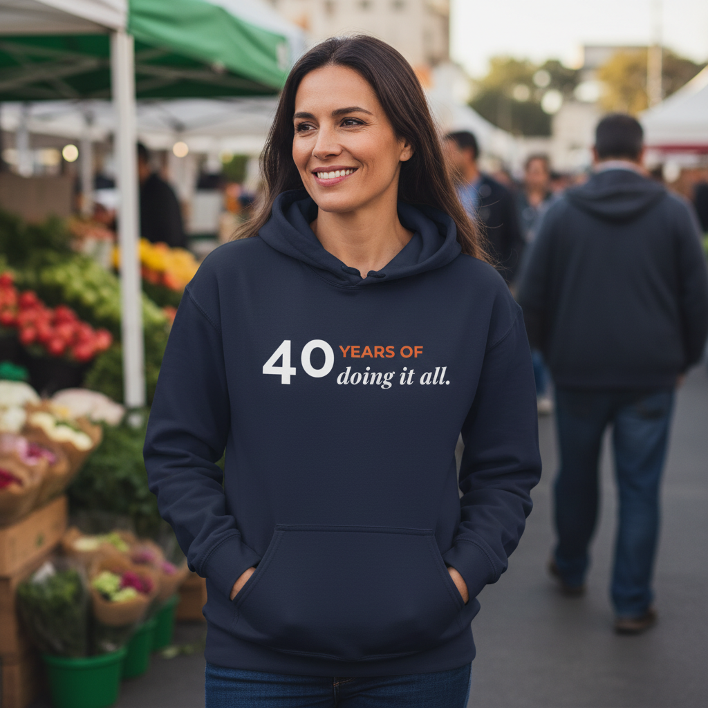 40 Years of Doing It All — Hoodie