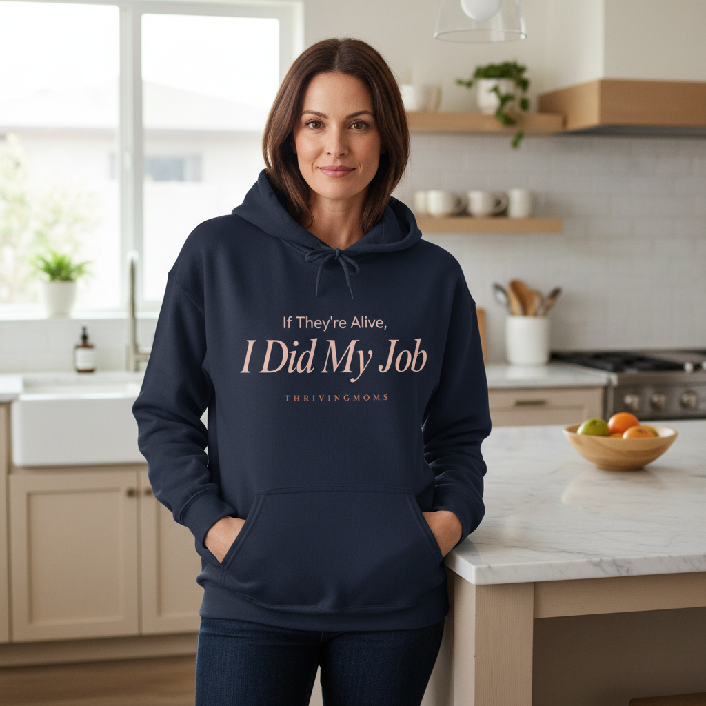 Navy Hoodie Lifestyle Mockup
