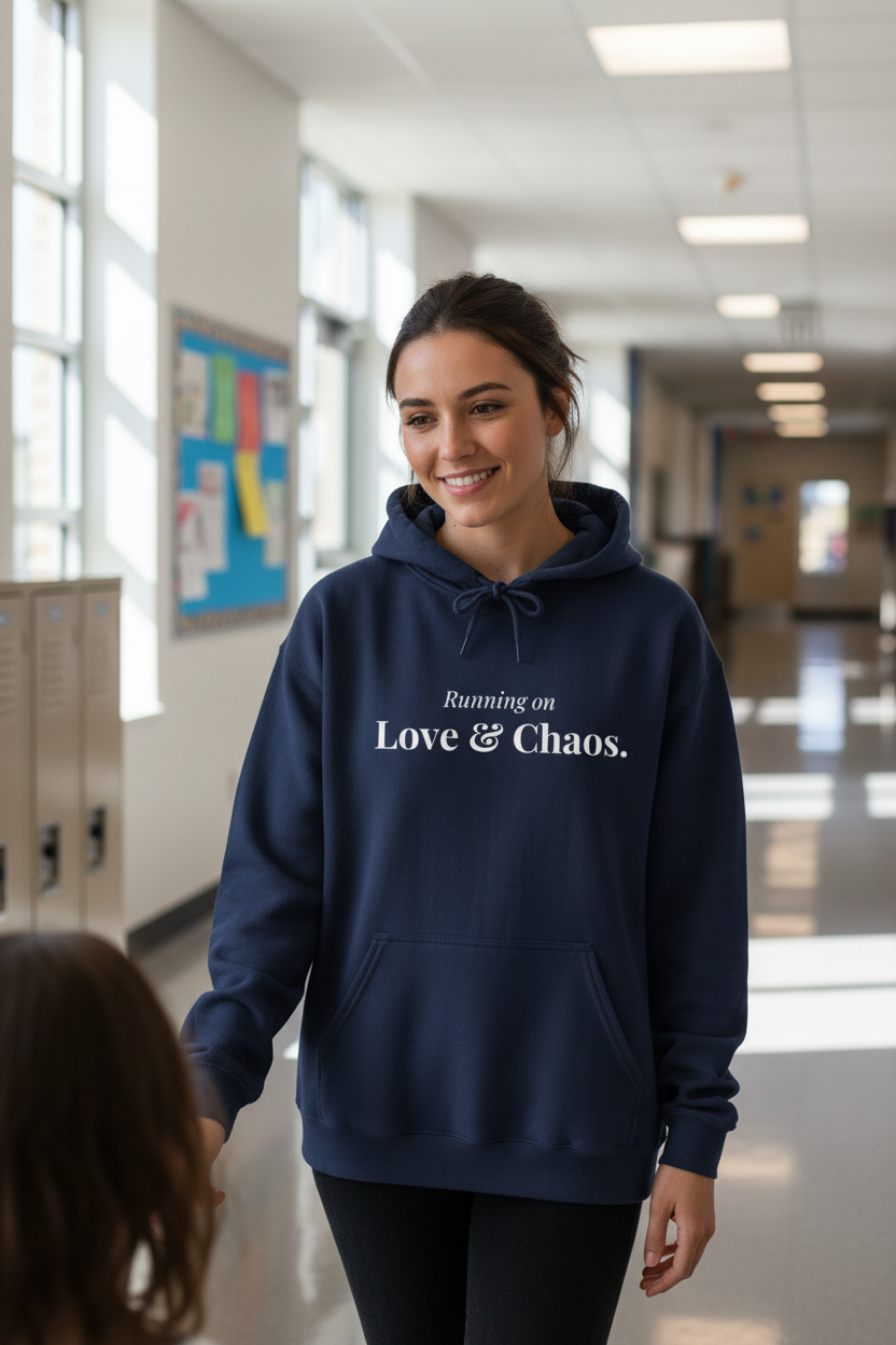 Running on Love & Chaos — Hoodie