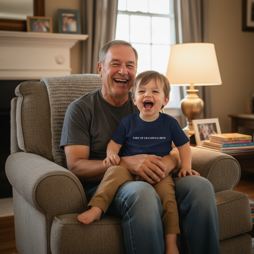 Part of Grandpa's Crew — Toddler Tee