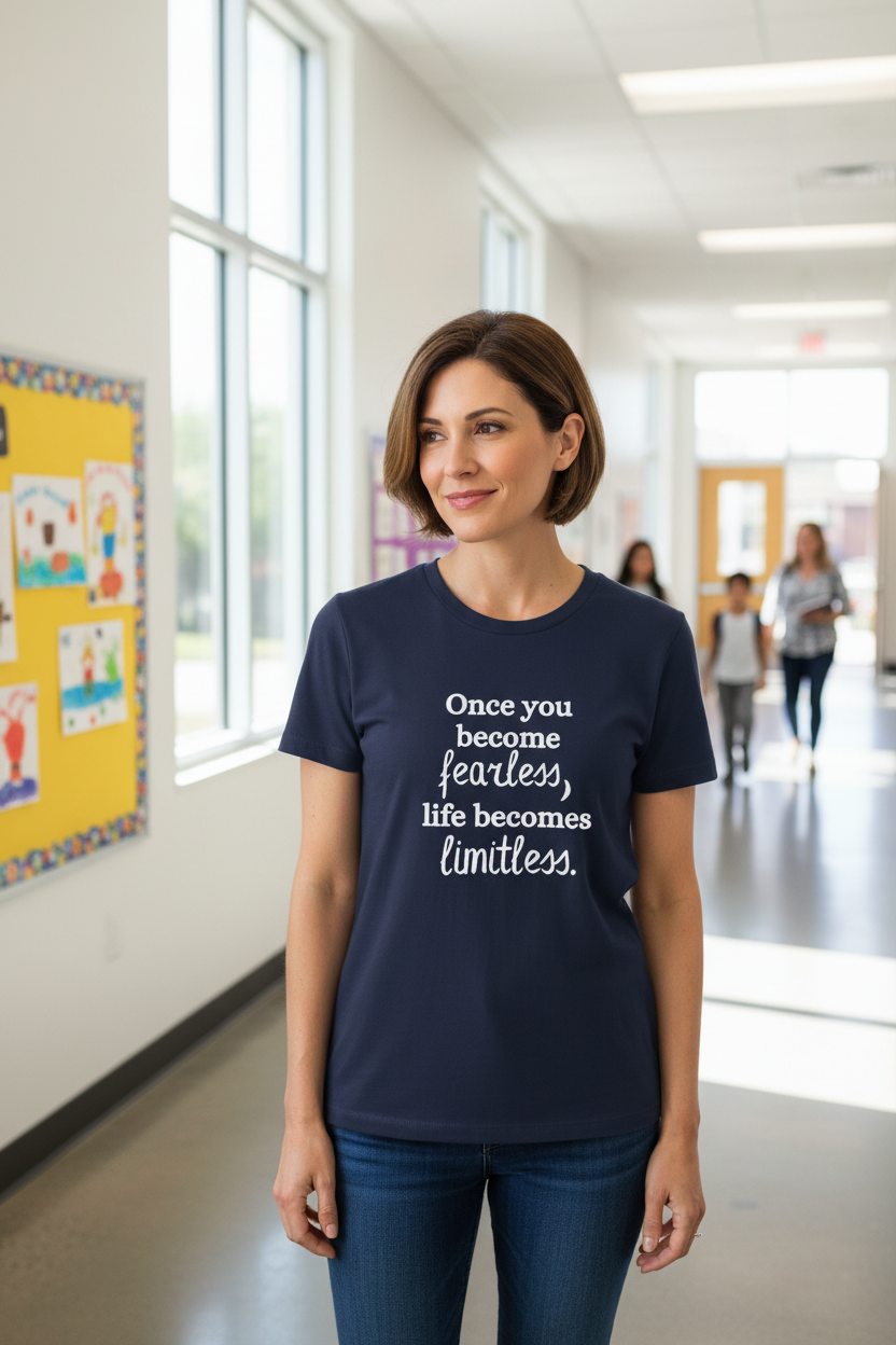 Once You Become Fearless, Life Becomes Limitless — T-shirt