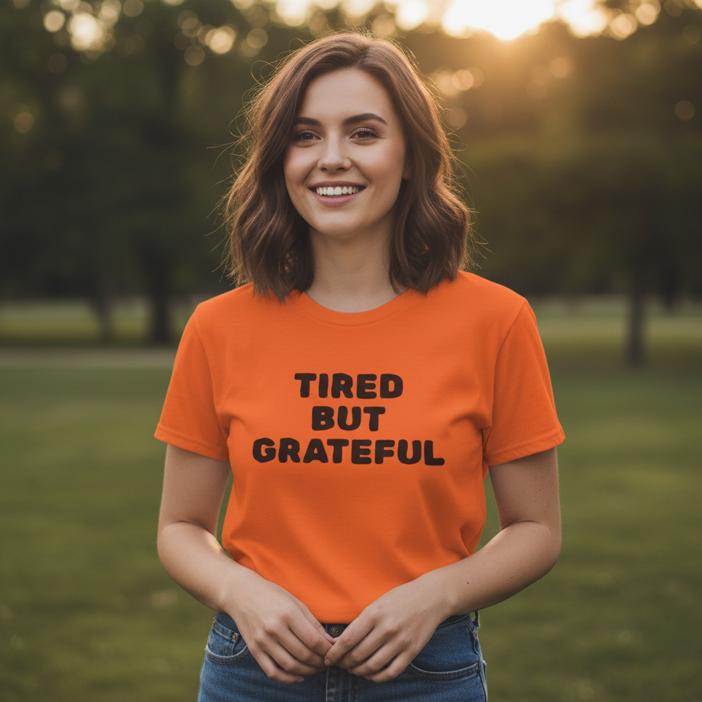 Tired But Grateful — T-Shirt
