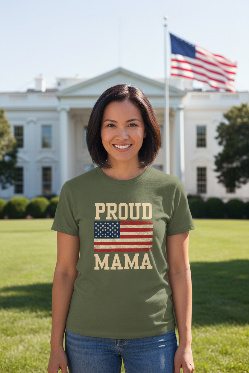 Proud Mama – Military Green