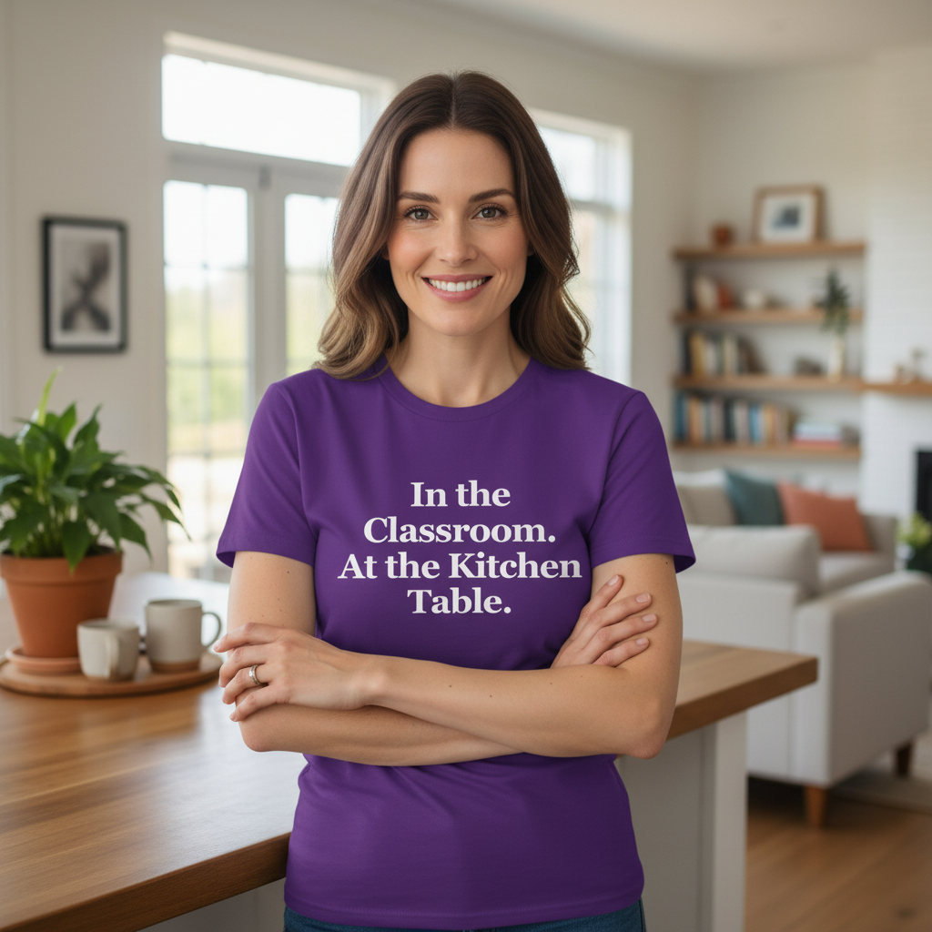 In the Classroom. At the Kitchen Table. — T-Shirt