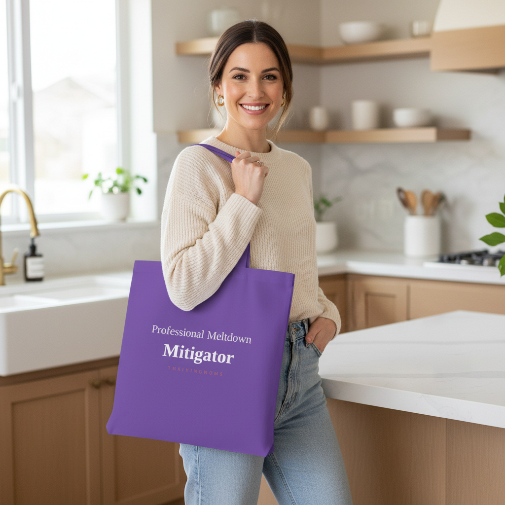 Purple Tote Lifestyle Mockup