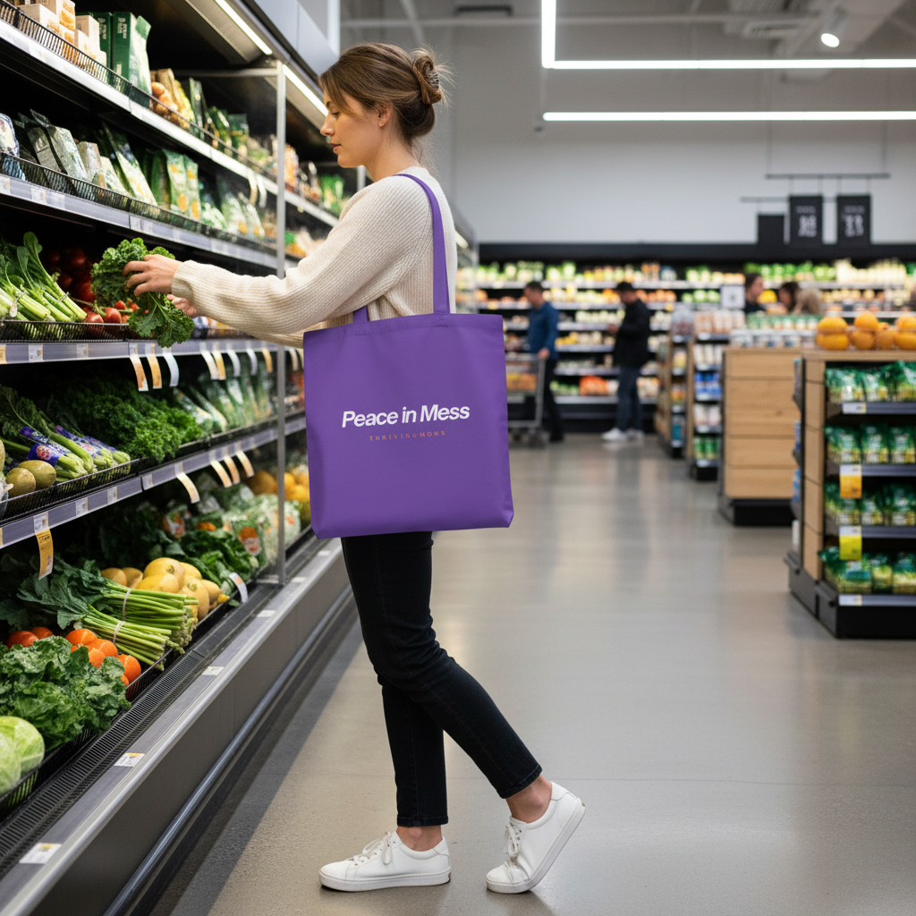 Purple Tote Lifestyle