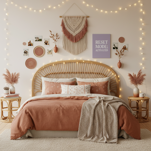 Reset Mode Activated - Boho Bedroom Version 2
