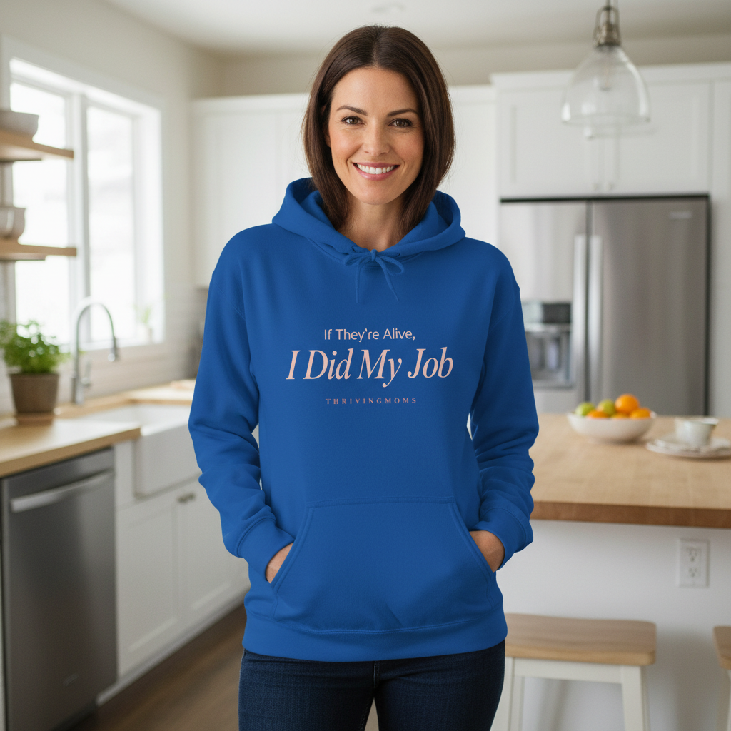 Royal Blue Hoodie Lifestyle Mockup