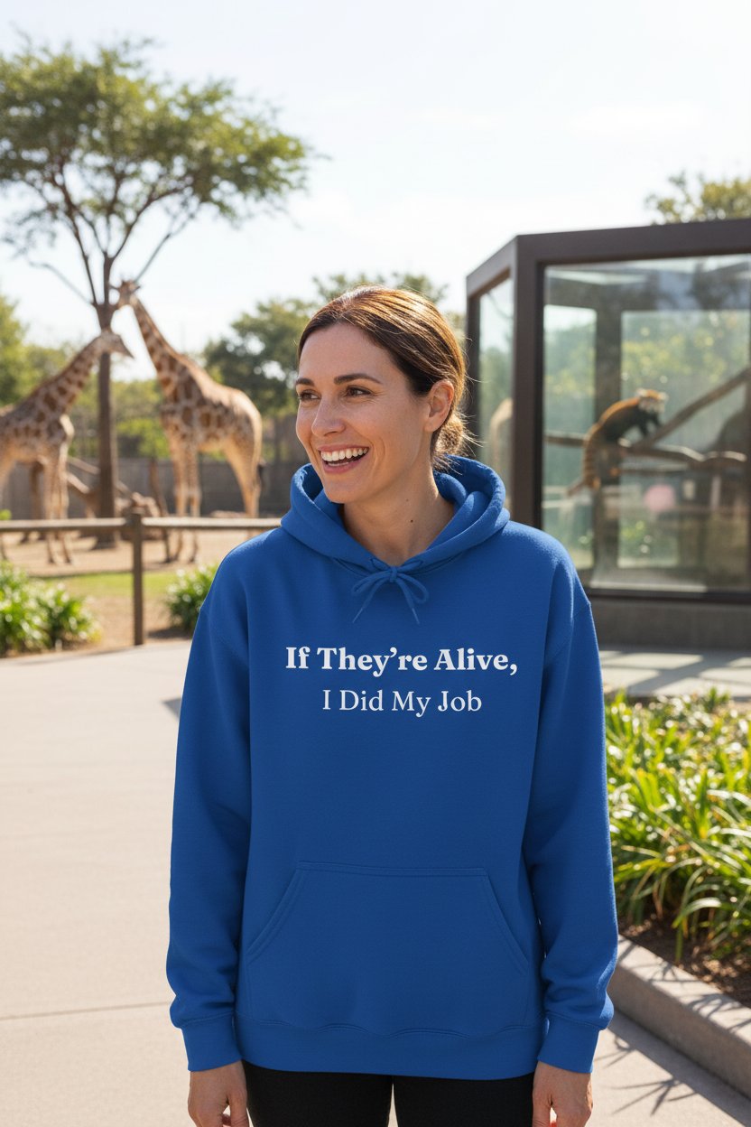 Royal Blue Hoodie Lifestyle Mockup