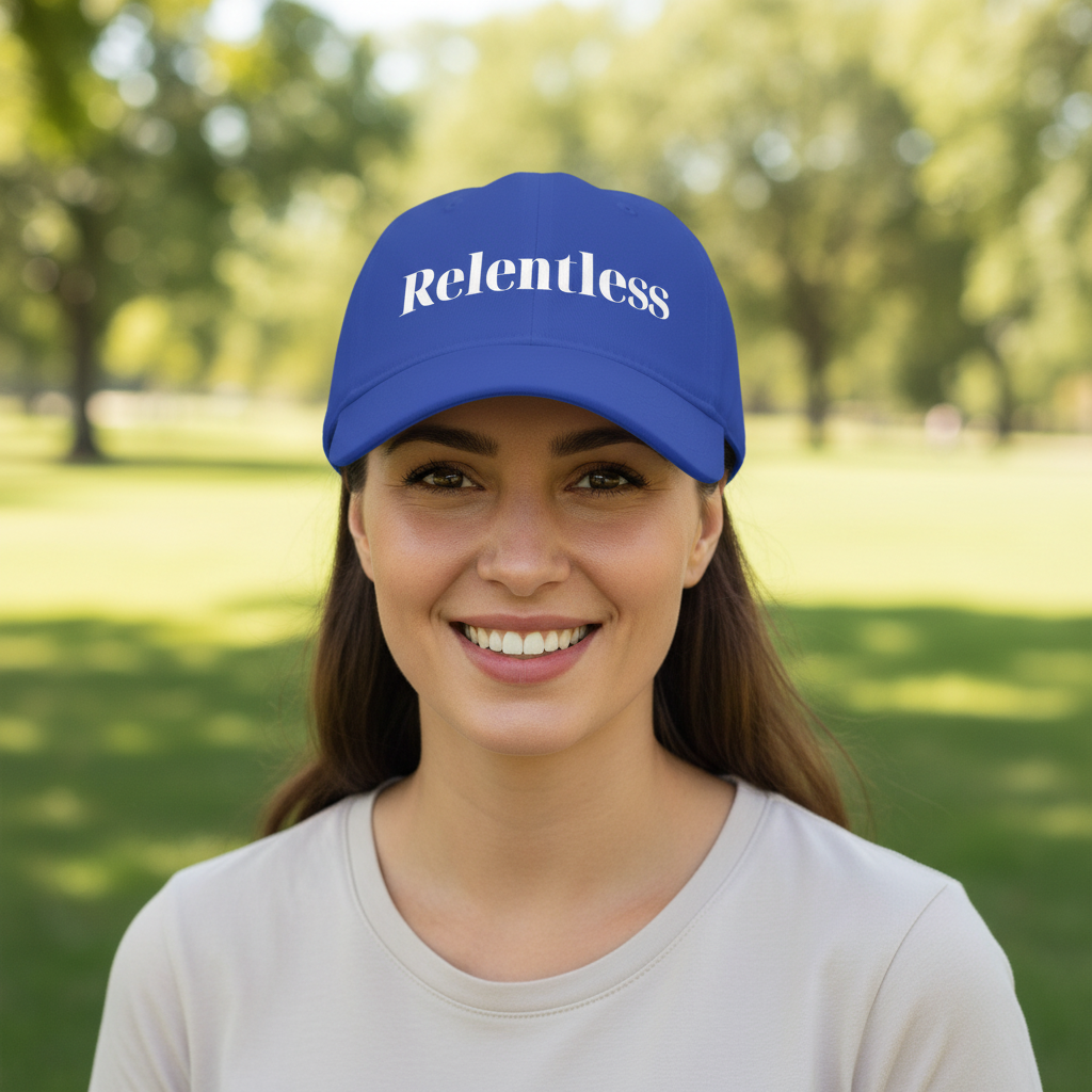 Royal Blue Relentless Cap Lifestyle