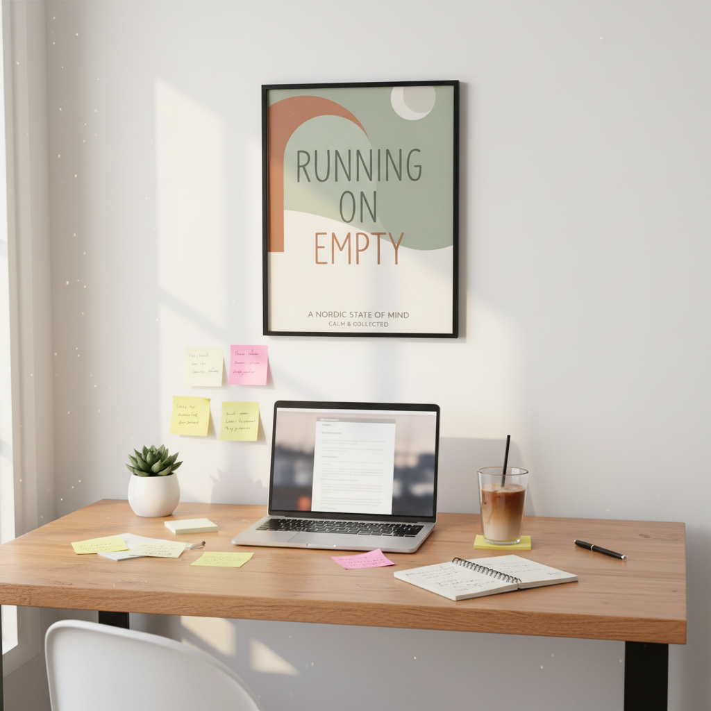 Running on Empty – Home Office Mockup v1
