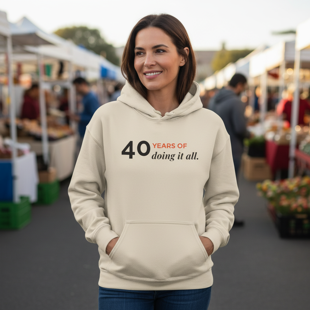 40 Years of Doing It All — Hoodie