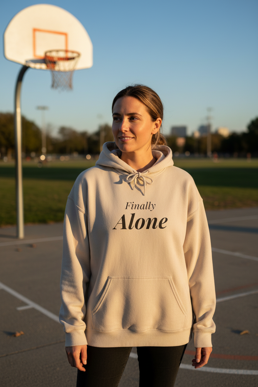 Sand Hoodie Lifestyle