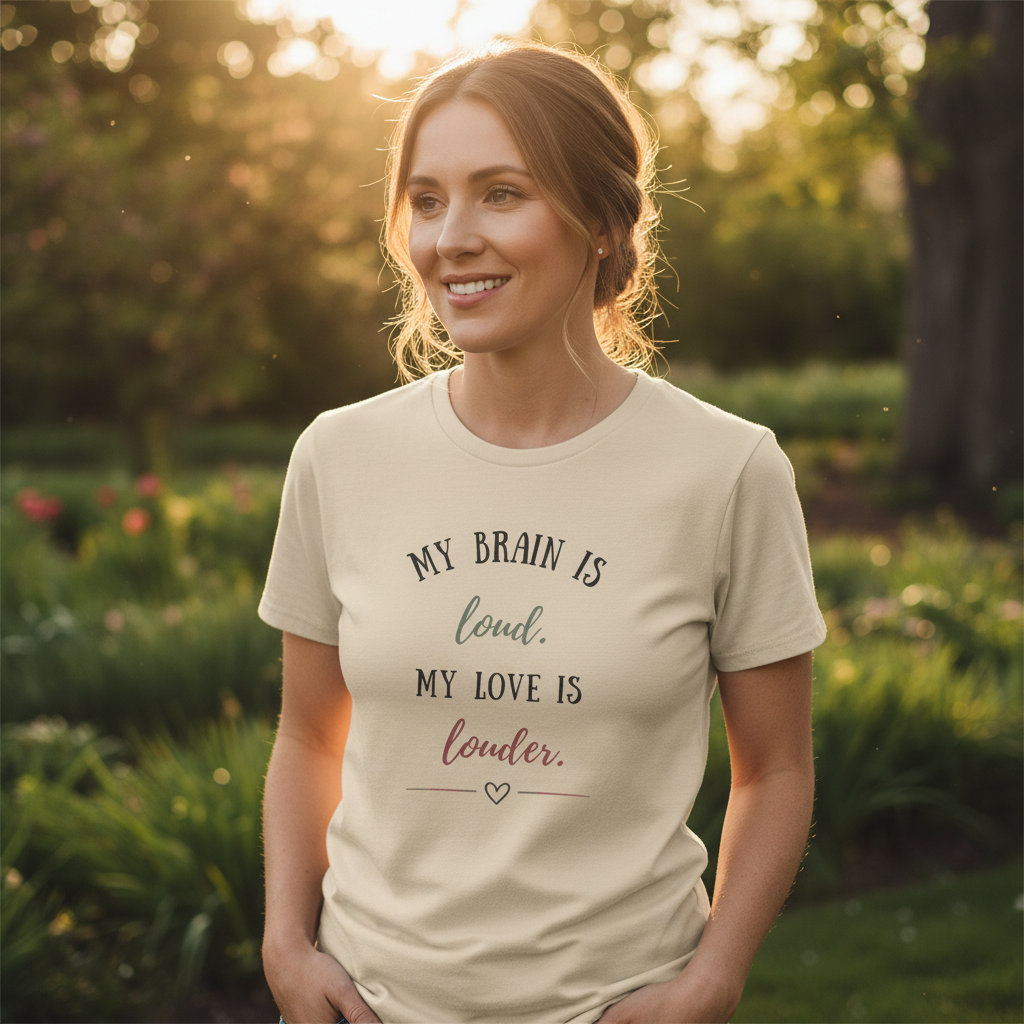 My Brain Is Loud, My Love Is Louder —  T-Shirt