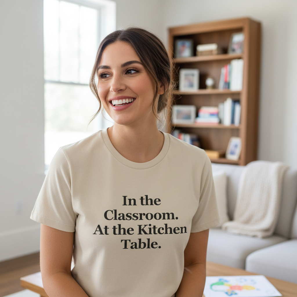 In the Classroom. At the Kitchen Table. — T-Shirt