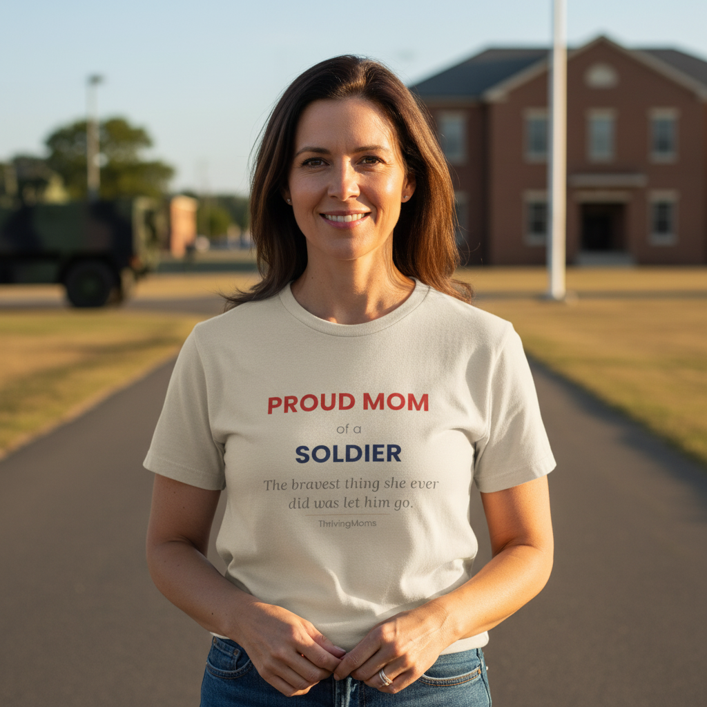 Proud Mom of a Soldier —T-Shirt