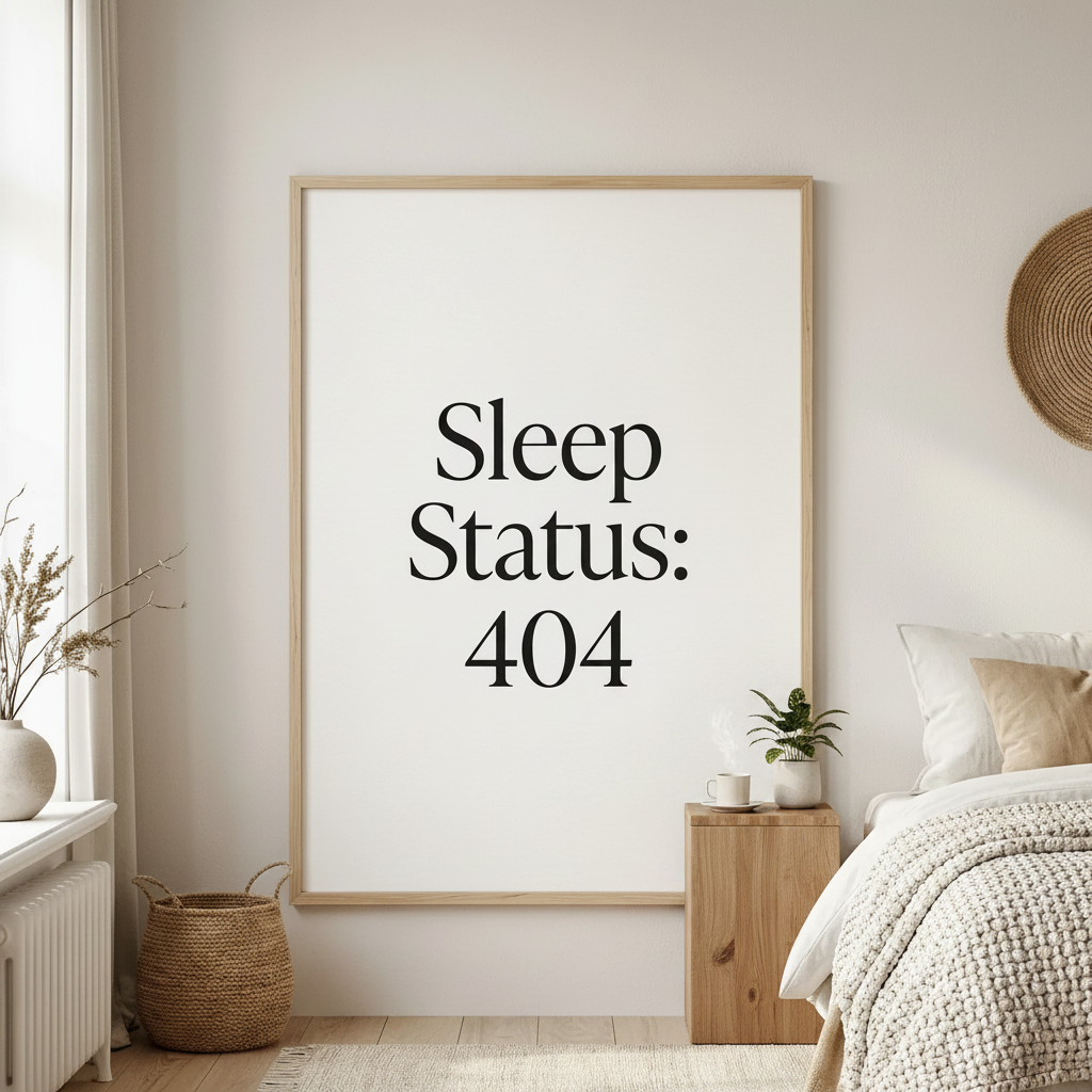 Sleep Status 404 - Lifestyle Mockup 2