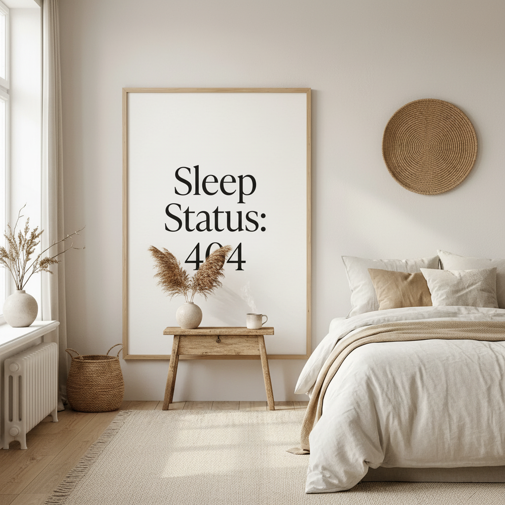 Sleep Status 404 - Lifestyle Mockup 3