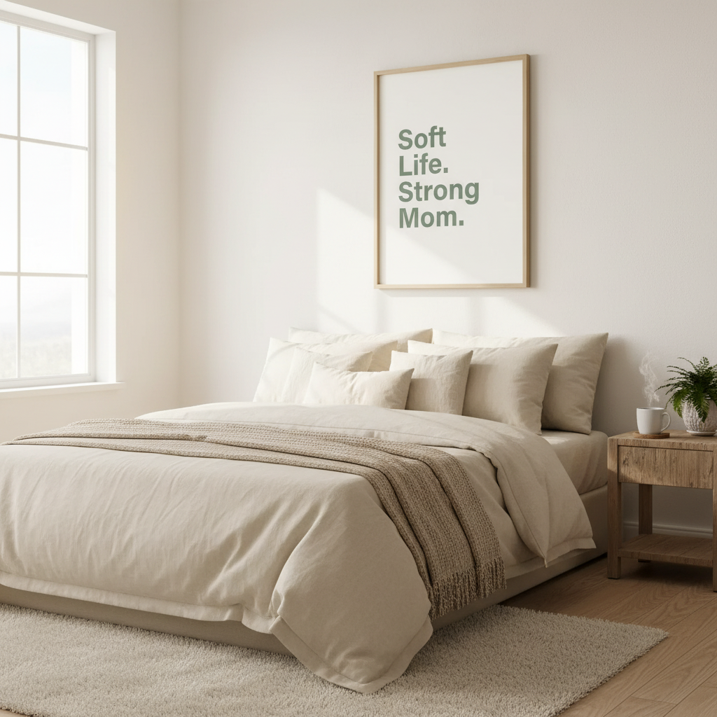 Soft Life Strong Mom - Bedroom Version 1