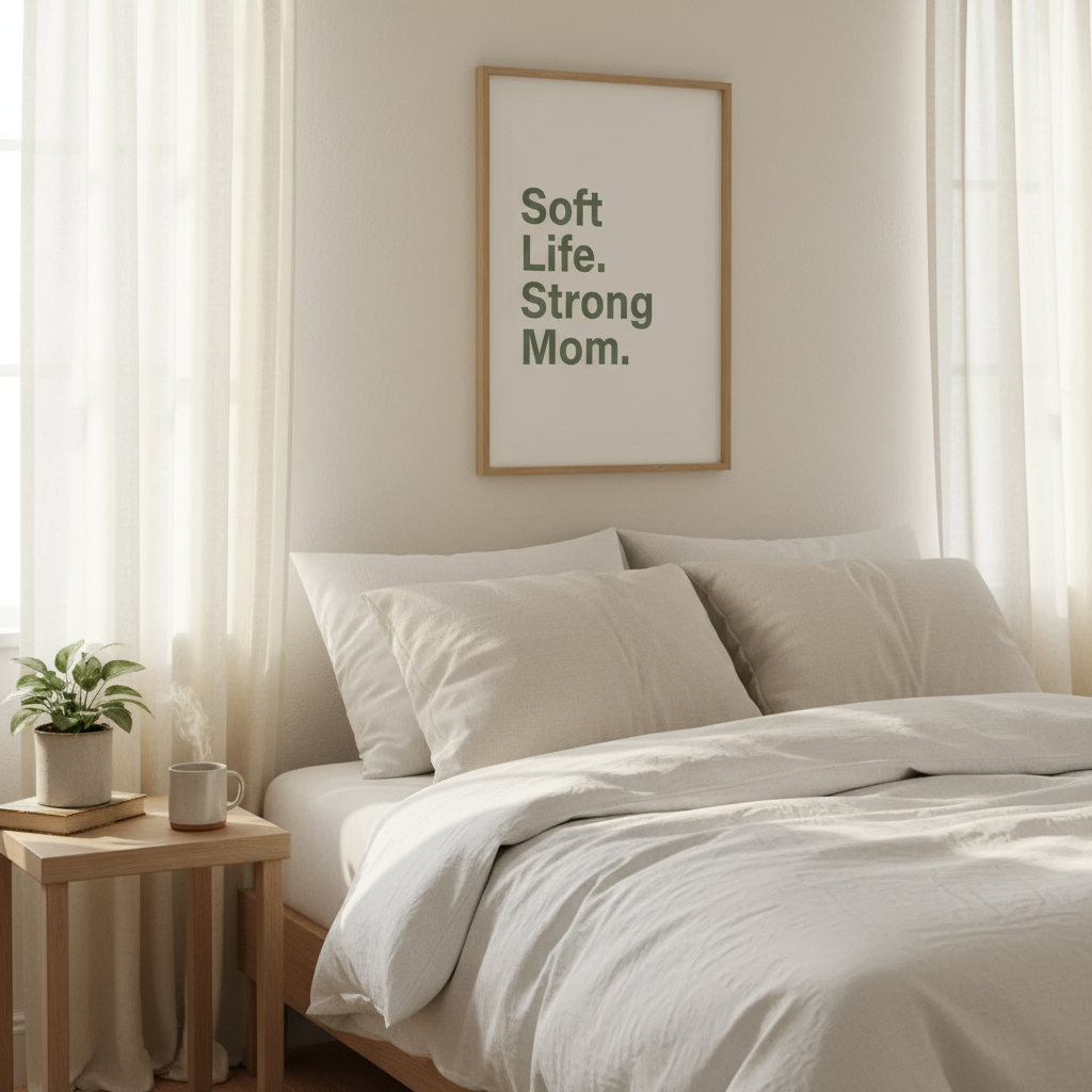 Soft Life Strong Mom - Bedroom Version 2