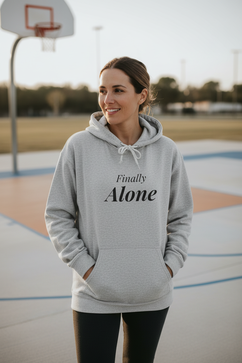 Sport Grey Hoodie Lifestyle