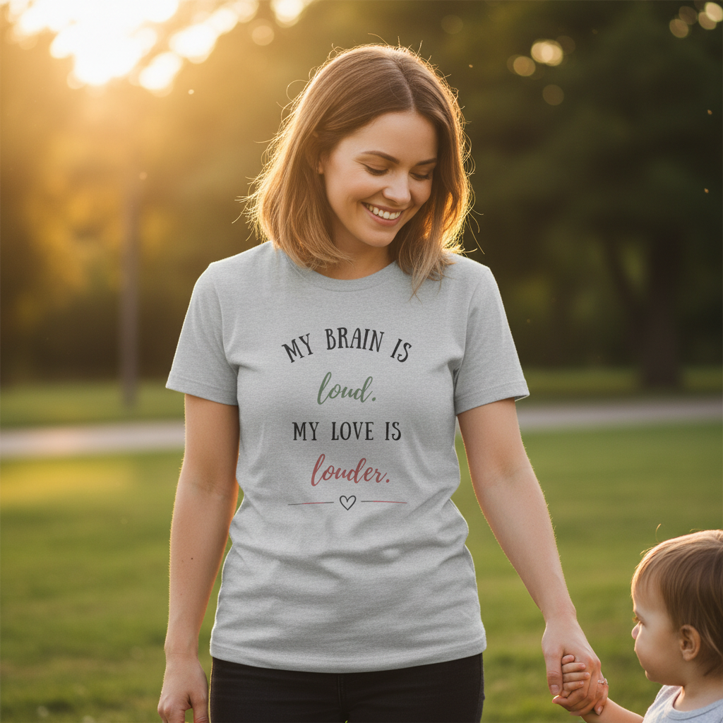 My Brain Is Loud, My Love Is Louder —  T-Shirt