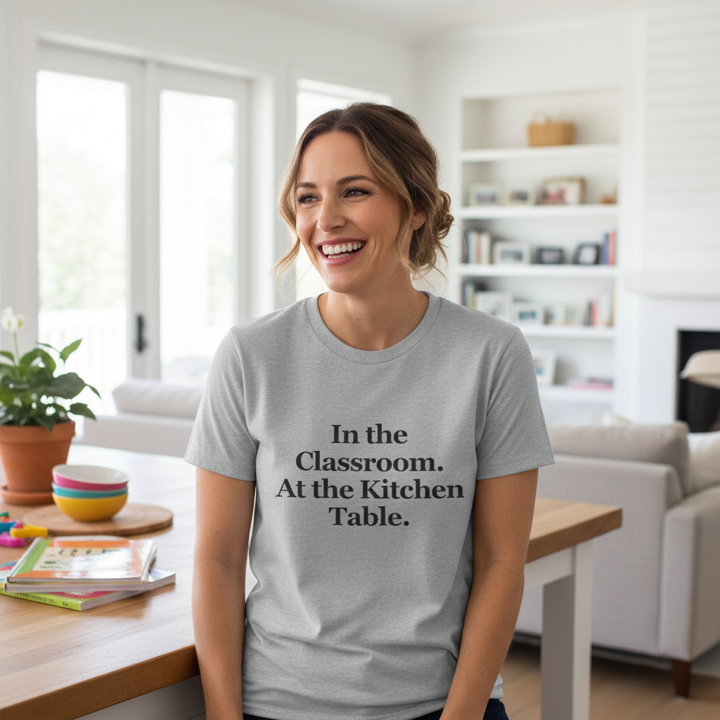 In the Classroom. At the Kitchen Table. — T-Shirt