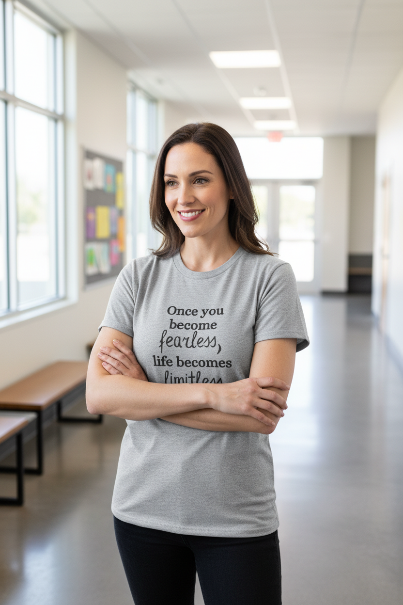 Once You Become Fearless, Life Becomes Limitless — T-shirt