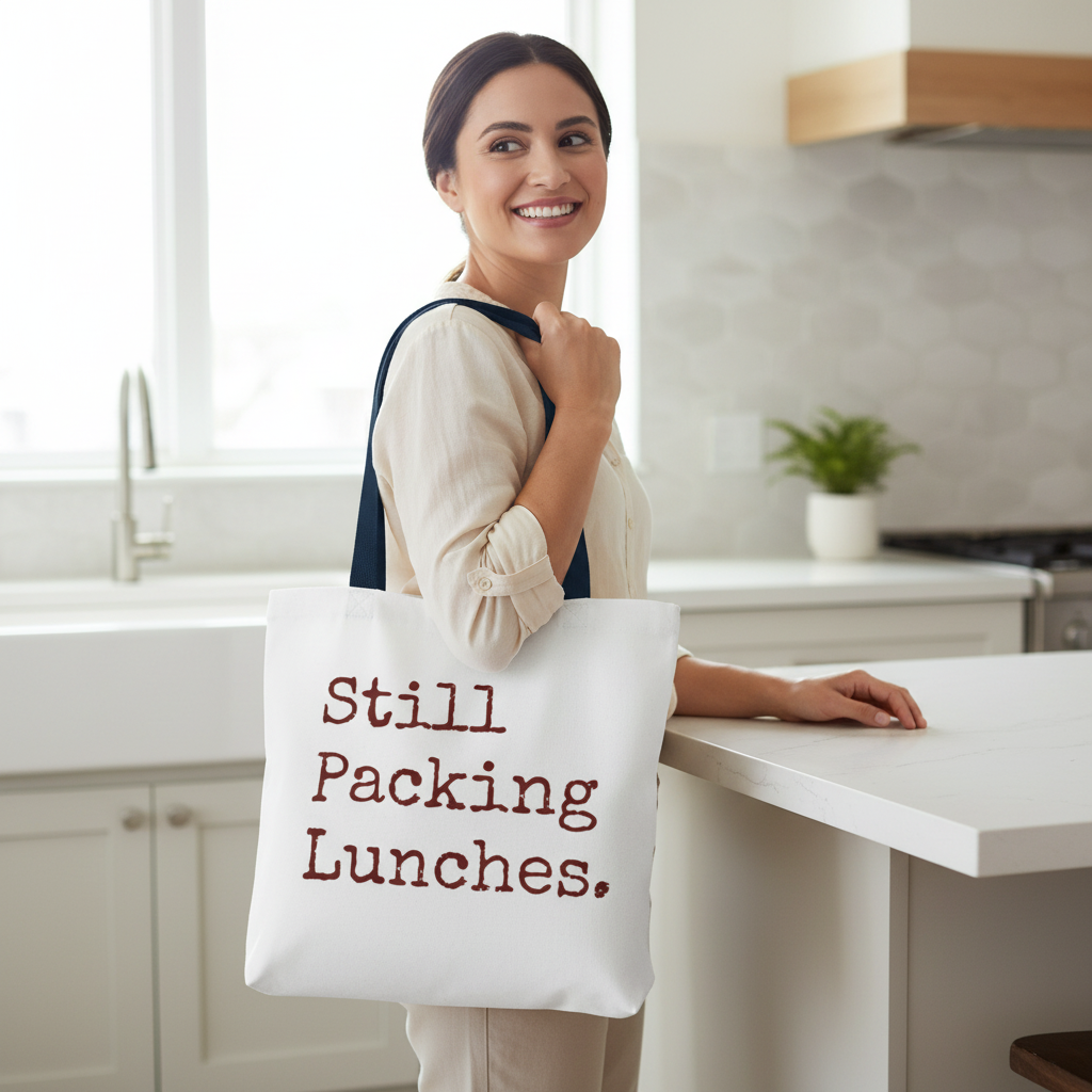 Still Packing Lunches - Navy Strap Lifestyle