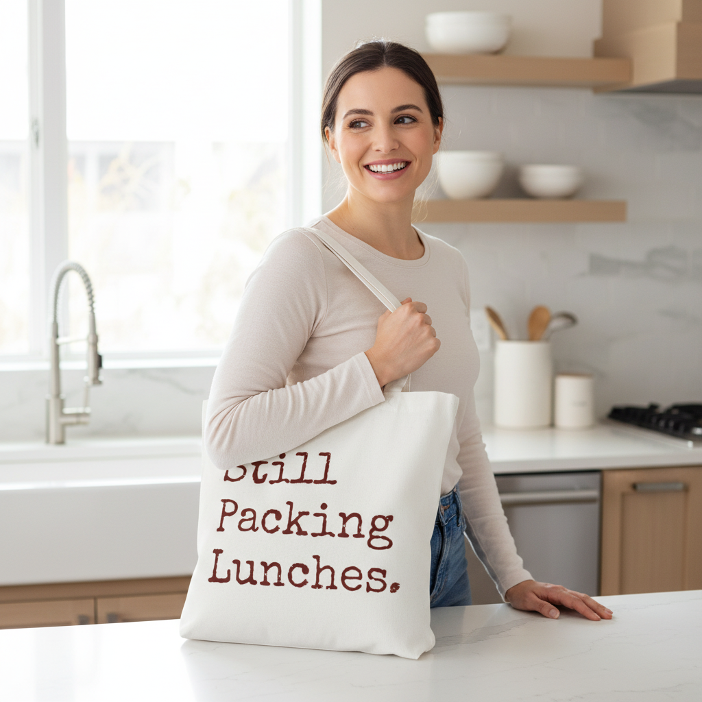 Still Packing Lunches - White Strap Lifestyle