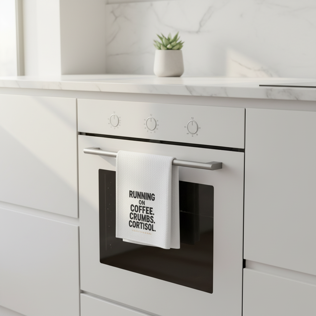 Tea Towel Mockup - Oven Handle