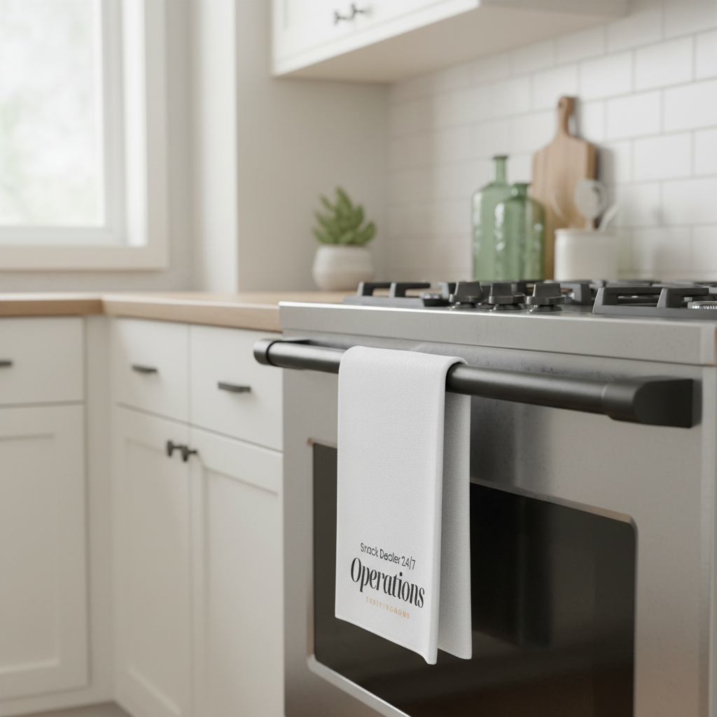 Tea Towel on Oven Handle