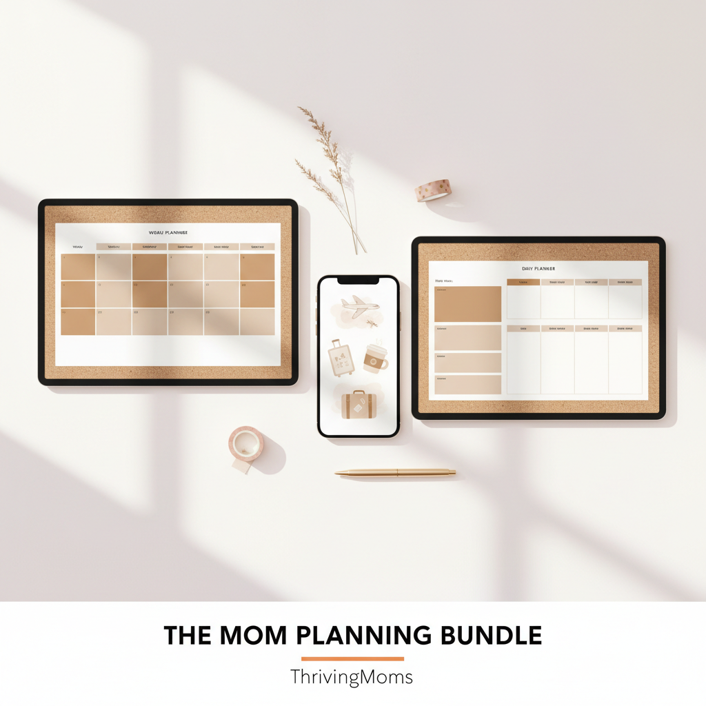 Plan Like a Mom — Digital Planner Bundle