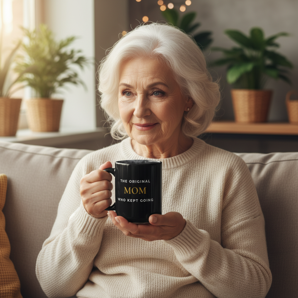The Original Mom Who Kept Going – Living Room Mockup