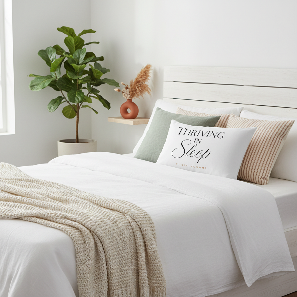Thriving in Sleep Pillow - Headboard Lifestyle