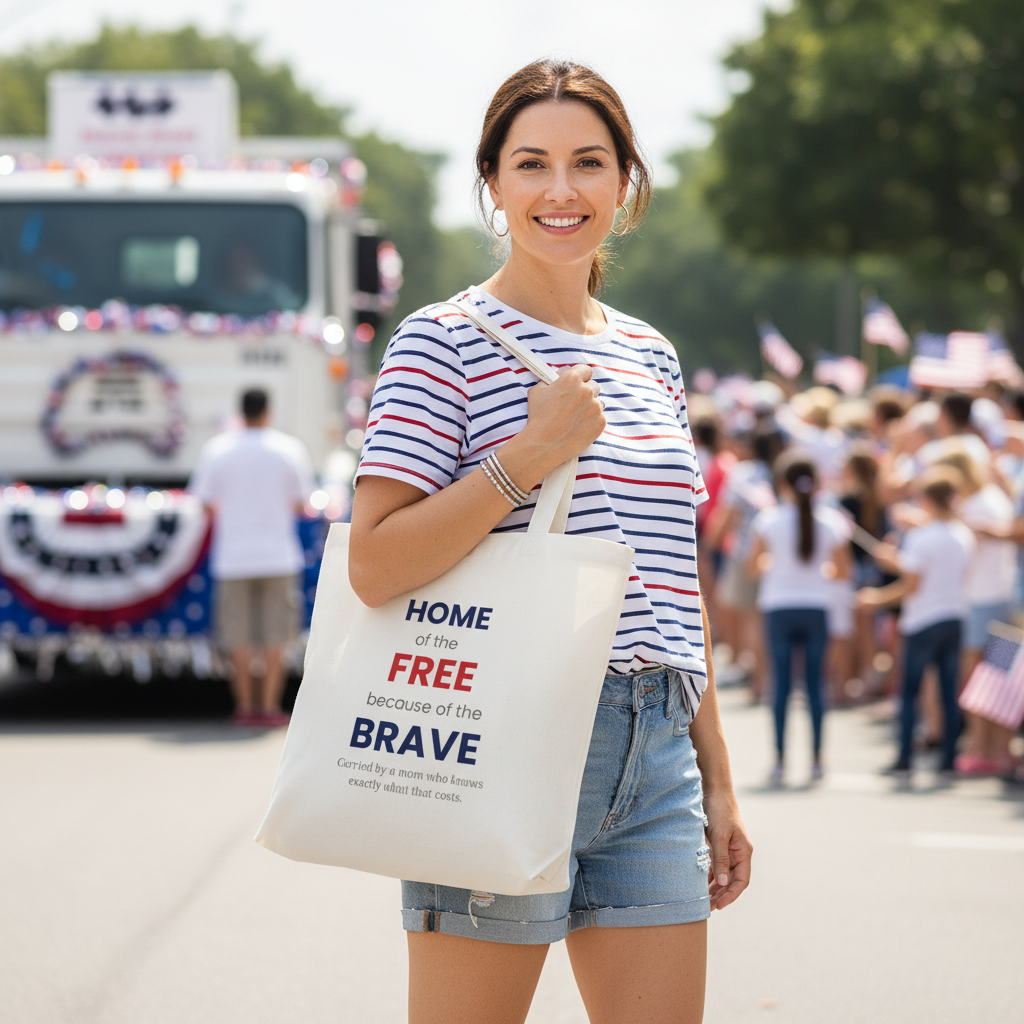 Home of the Free Because of the Brave — Tote Bag