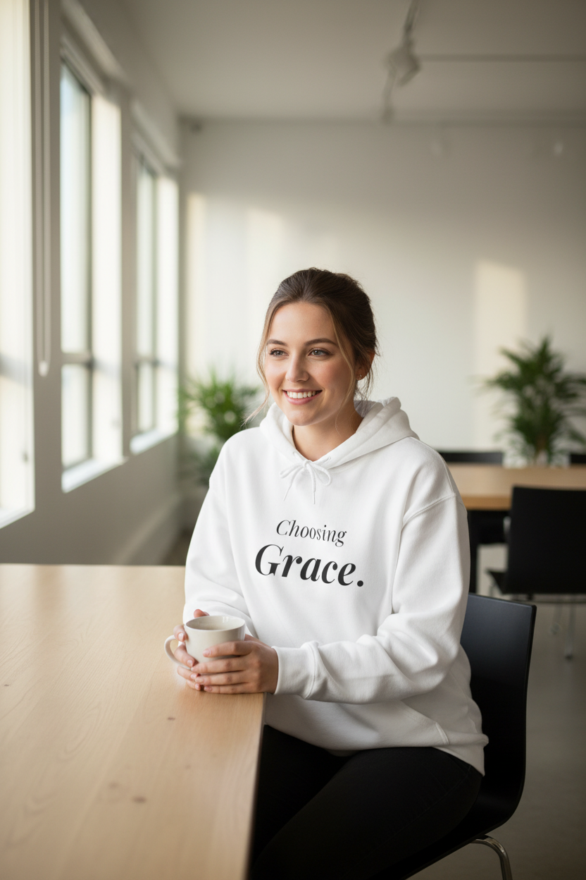 White Hoodie Lifestyle Mockup