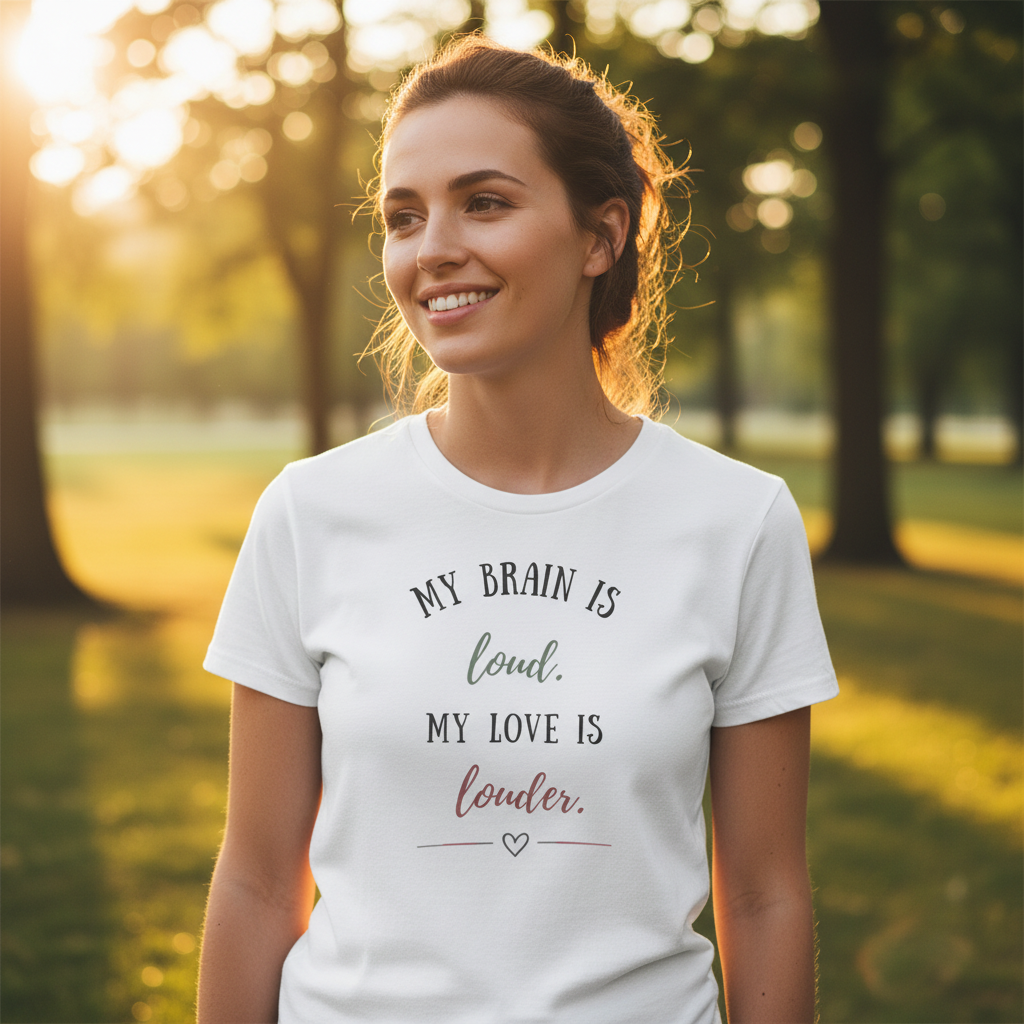 My Brain Is Loud, My Love Is Louder —  T-Shirt
