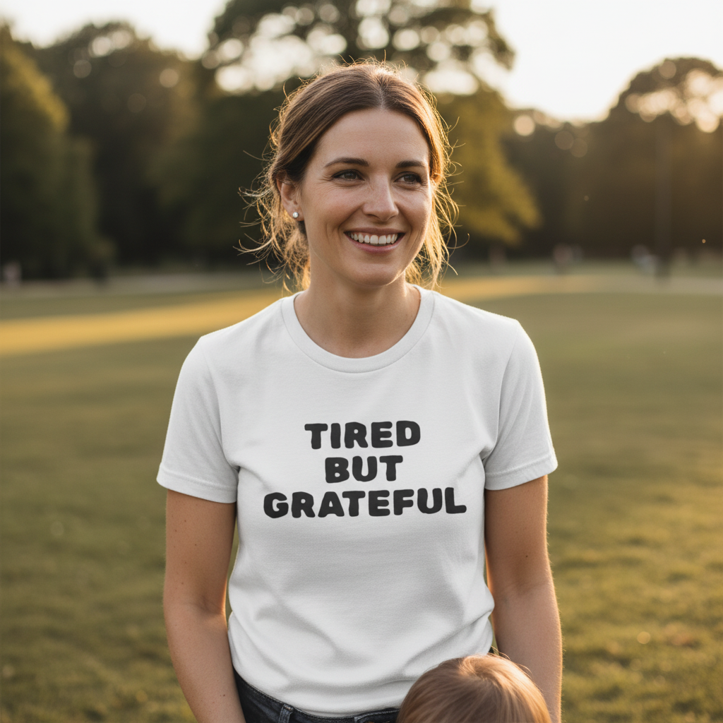 Tired But Grateful — T-Shirt