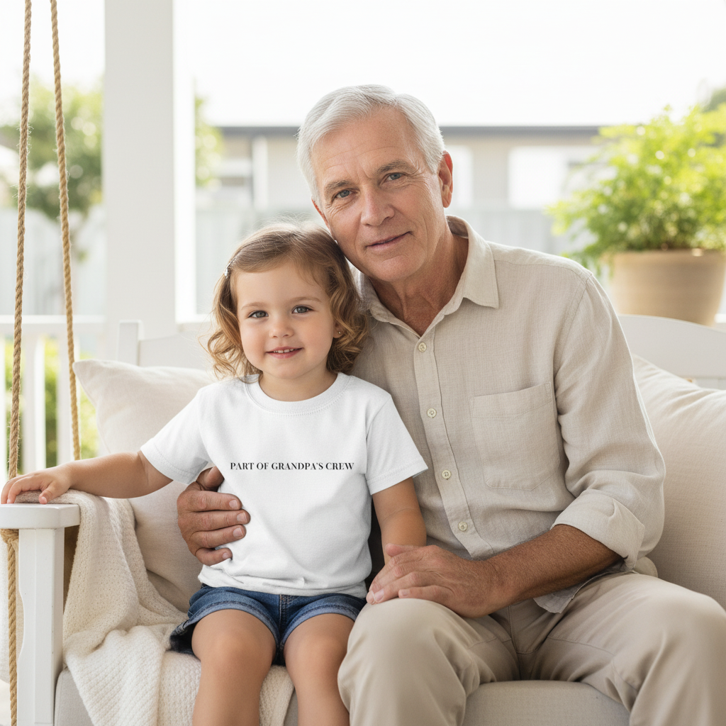 Part of Grandpa's Crew — Toddler Tee