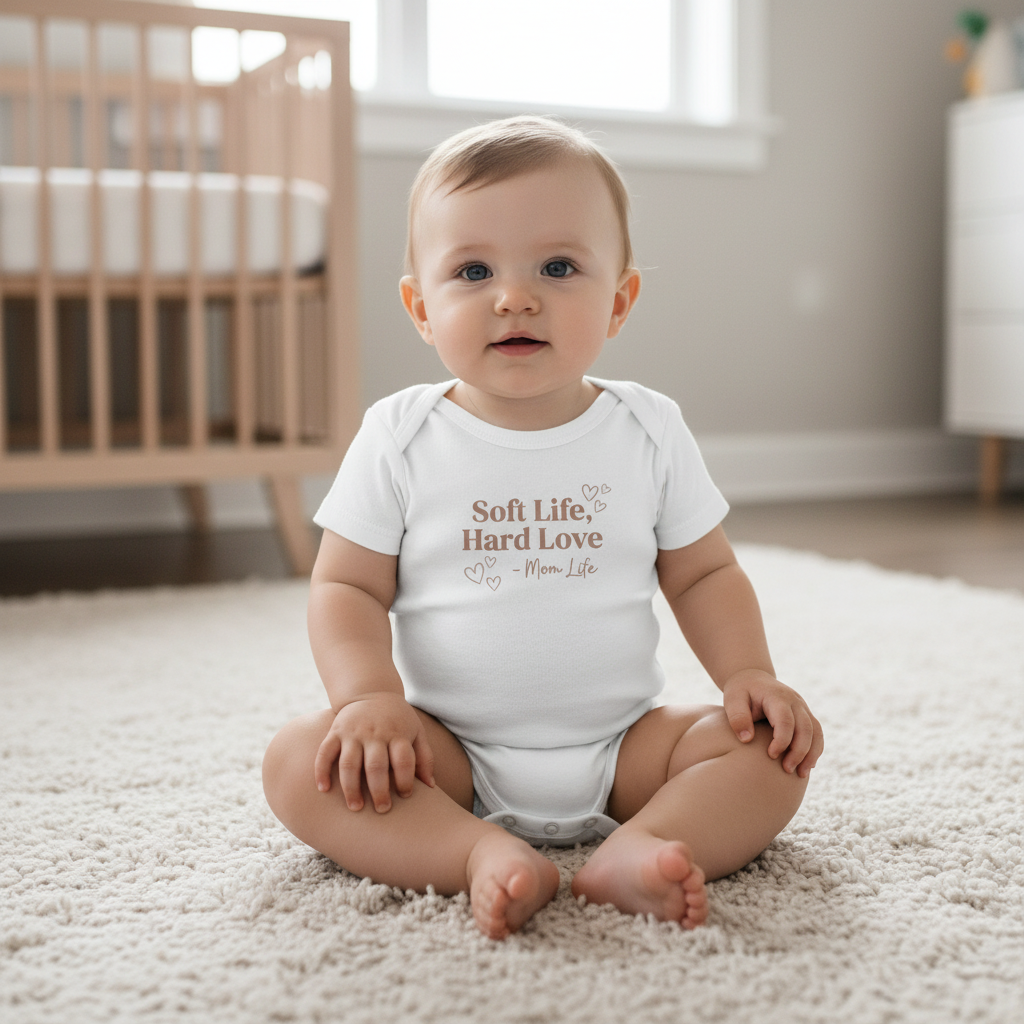 White Onesie Lifestyle Mockup
