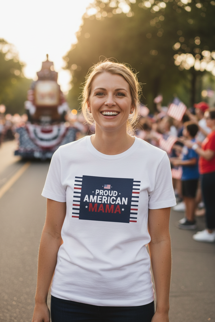 White - Proud American Mama